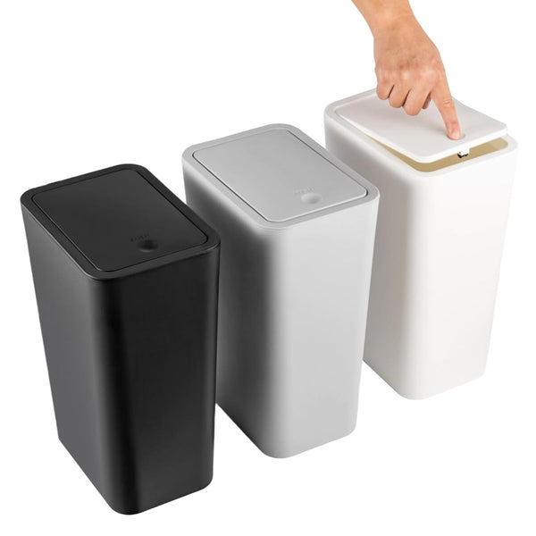 3pcs Elegant toilet bin with lid bathroom bin with lid space saving covered bathroom trash can, a must-have tool for home cleaning, suitable for living rooms, bedrooms, bathrooms, toilets, and kitchens