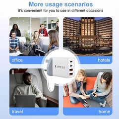 Innosinpo USB-C Power Adapter with Dual USB-C Ports, 40W High-Speed Charging, Compact Design for iPhone & Tablets, Compatible with Various Charging Cables, Plug & Play, Device Charging Solution, Modern Charging Hub, Durable Charging Port