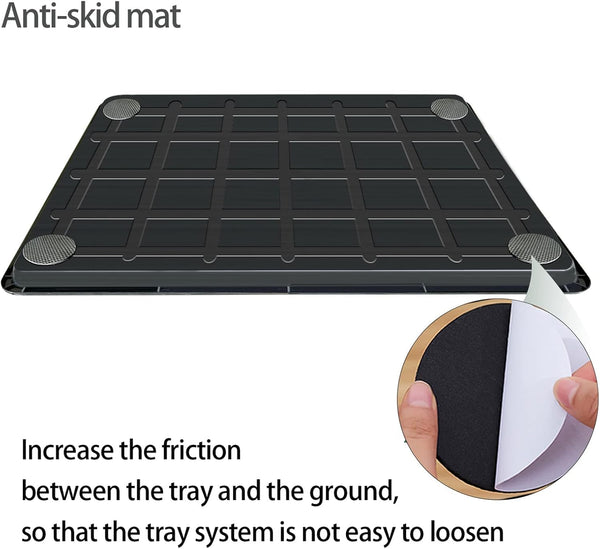 Goldouya Pet Potty Grass Mat with Tray, Complete Potty System for Indoor/Outdoor Puppy Training, Reusable Pet Litter Box Training Pads