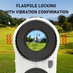REVASRI Golf Rangefinder with Slope And Pin Lock Vibration, External Slope Switch for Golf Tournament Legal, Rangefinders with Rechargeable Battery 914.4meter Laser Range Finder