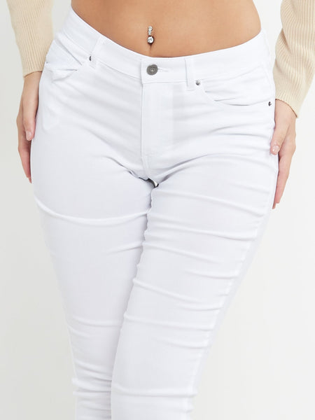 MYT Womens Chino Trousers Ladies Skinny Fit Super Stretch Office Work Casual Chinos Waist Size UK 6-18