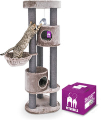 Pet Rebels Charlotte Cat Tree Cappuccino – 180 cm – XL