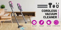 4-in-1 Handheld Vacuum Cleaner Ultra Lightweight Cordless Stick Vac - 8000 Pa Powerful Suction, High-Speed Motor, 3000mAh, Vacuuming & Mopping & Sweeping, Suitable for Home, Carpets, Pet Hair Cleaning, Easy to Operate and Store, 60dB Low Noise, Carpet Cle
