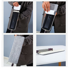 10pcs Dual-Head Mop Replacement Heads - High Absorbent Microfiber Reusable & Disposable Mop Pads, 33x12cm Large Size for Home & Commercial Use, Durable Easy-Clean Floor Mop Heads with Efficient Absorbency, Compatible with Standard Mops (Ideal for Hardwood