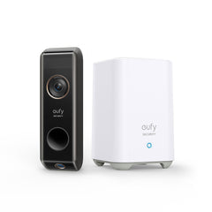 eufy 2K Dual Cam Video Battery Doorbell with Homebase 2 and Chime