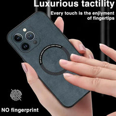 Phone Case - High-End Leather Phone Cases That Are Shock-Resistant And Compatible with Magsafe, Designed for Various for iphone Models Including The 17 Pro Max, 17, Air, 16 Pro, 16, 15 Plus, 15 Pro, 14 Plus, 14 Pro Max, And The 11, 12, 13