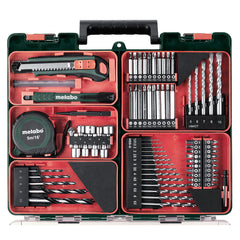 Metabo 18V Cordless Hammer Drill with Two 2.0Ah Batteries and Accessory Kit