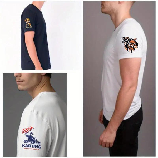 5/10/15/20pcs of DTF Custom Logo Transfer for Personalized Customer T-Shirt Sleeve Logo Patches, Suitable for Clothing Decoration, DIY Decorative Heat Transfer Stickers Ready for Ironing, Perfect Design for Mother'S Day, Father'S Day