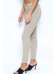 MYT Womens Chino Trousers Ladies Skinny Fit Super Stretch Office Work Casual Chinos Waist Size UK 6-18