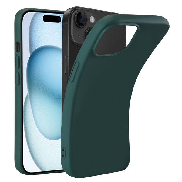 32nd Liquid Silicone Back Case Cover for Apple iPhone 15 Plus (6.7