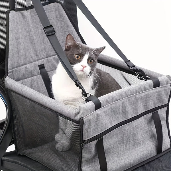 Pet car seat breathable mesh anti-dirt and anti-bite car pad pet supplies, one random color