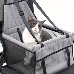 Pet car seat breathable mesh anti-dirt and anti-bite car pad pet supplies, one random color