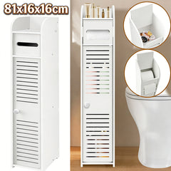 Bathroom Floor Storage Cabinet PVC Storage Unit Bathroom Cabinets Corner Organizer Cupboard for Bathroom Living Room Kitchen Toilet