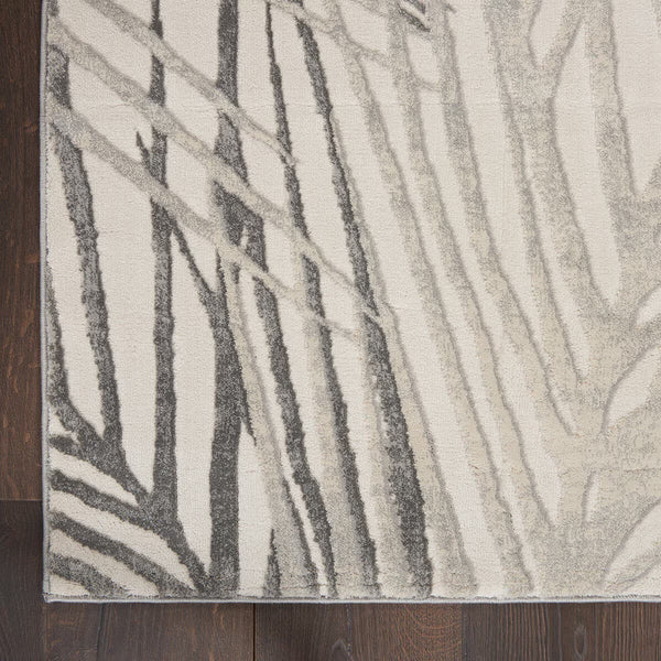 Rustic Textures Ivory & Grey Rug, 160 X 221 Cm