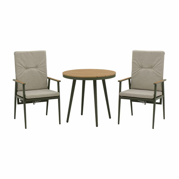 Bramblecrest Wisely 3 Piece Recliner Patio Set in Sage