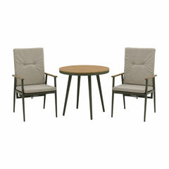 Bramblecrest Wisely 3 Piece Recliner Patio Set in Sage