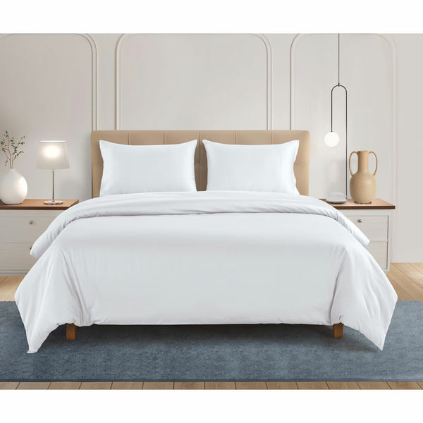 Welhome 500 Thread Count Lyocell Cotton Blend Duvet Set in 3 Colours, King
