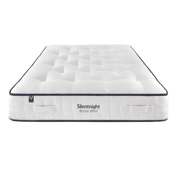 Silentnight British Wool 2400 Pocket Mattress & Sandstone Divan in 4 Sizes