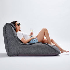 Ambient Lounge Avatar Lounger Outdoor Bean Bag in Dark Grey
