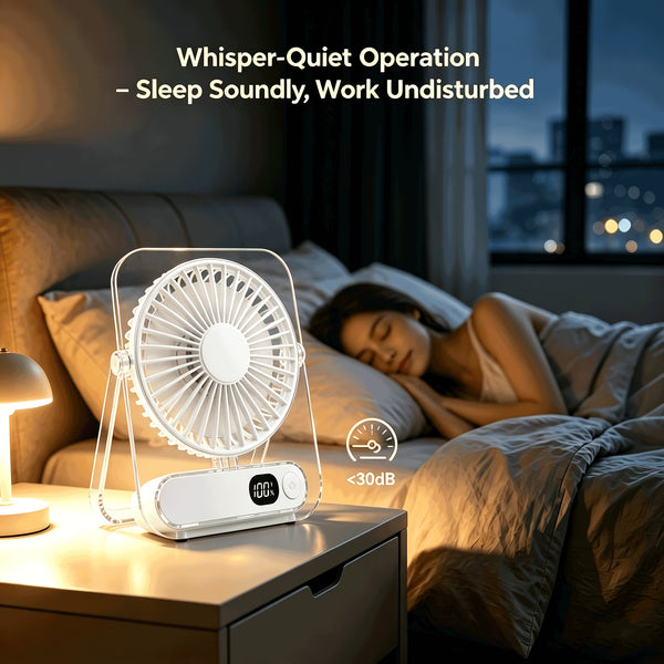 USB Powered Desktop Fan, Ultra Quiet High Speed Mini Table Fan, Suitable for Bedrooms, Offices, And Travel