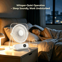 USB Powered Desktop Fan, Ultra Quiet High Speed Mini Table Fan, Suitable for Bedrooms, Offices, And Travel