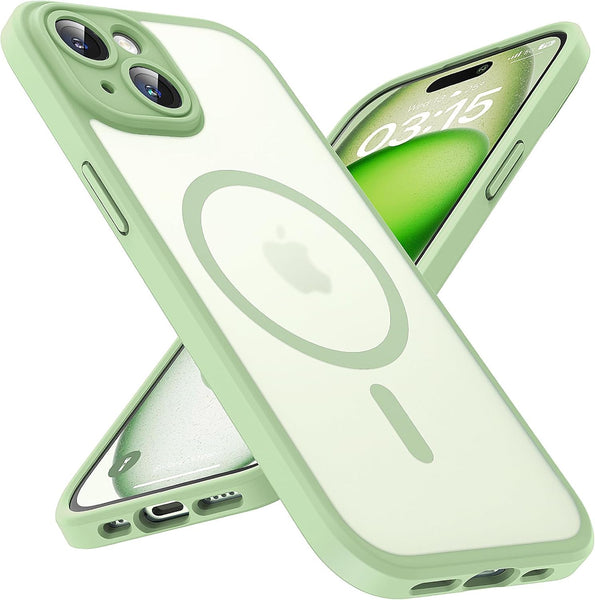TOCOL Magnetic for Iphone 17 Pro Max Case 6.9-Inch, Compatible with Magsafe, Full Camera Protection, Built-In Magnetic Ring, Drop Protection Shockproof Translucent Matte Phone Cover
