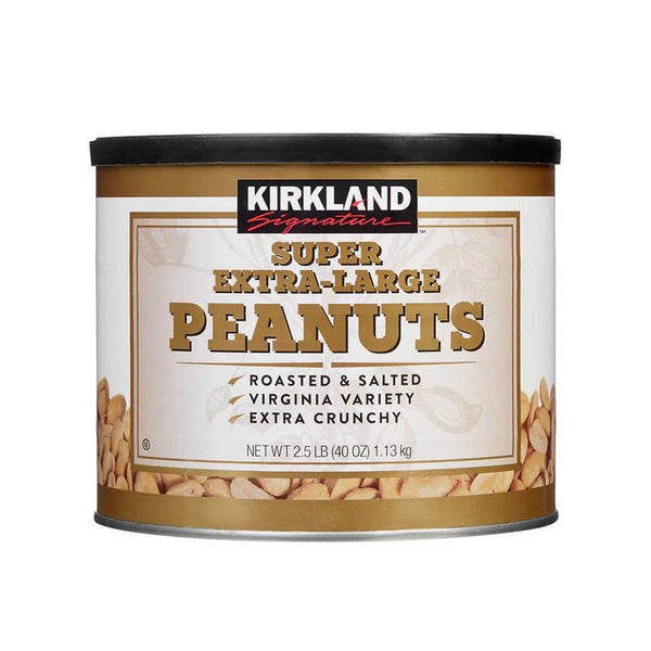 Kirkland Signature Super Extra-Large Roasted & Salted Peanuts, 1.13Kg