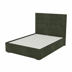 Highgrove Kavalan Green Fabric Full Ottoman Bed Frame in 3 Sizes