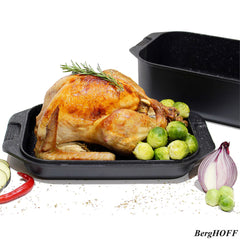 Berghoff Eurocast Double Roasting Pan, 42Cm