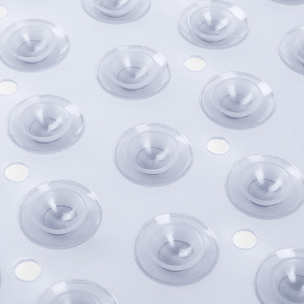 1pc Large Shower Mat – Non-Slip, Strong Suction Cups & Drain Holes, Quick-Dry, Machine Washable, Durable & Comfortable for Bathtub and Bathroom Floor Use