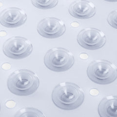 1pc Large Shower Mat – Non-Slip, Strong Suction Cups & Drain Holes, Quick-Dry, Machine Washable, Durable & Comfortable for Bathtub and Bathroom Floor Use