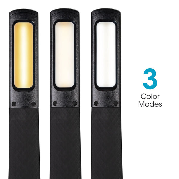 Ottlite Wireless Charging Black LED Table Lamp