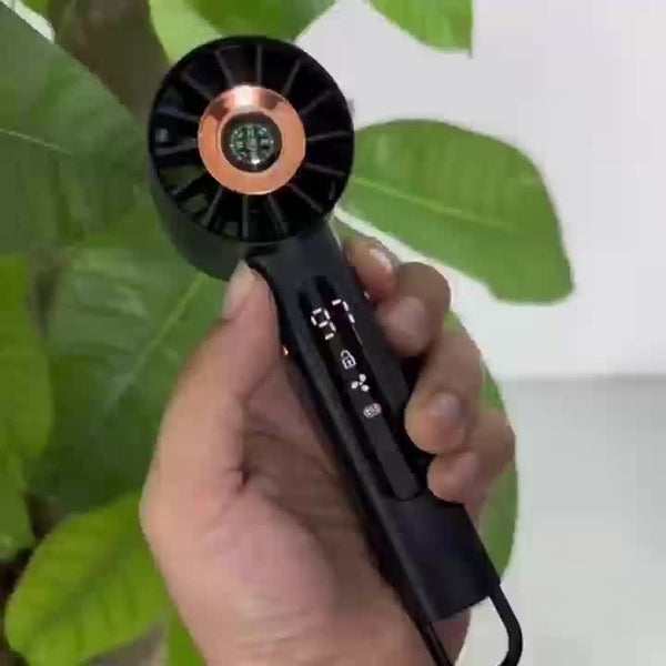 2025 New High-Speed Portable Handheld Fan, 1800mAh Long-Lasting