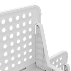 Set of 4 Stackable Foldable Wardrobe Storage Box Organizer, Plastic White Wardrobe Shelves Closet Organiser Box, Pull Out Like a Drawer, Suitable for Home, Bedroom, Kitchen (Easy Open and Folding)