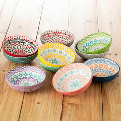 Signature Housewares Stoneware Bowls, 10 Piece
