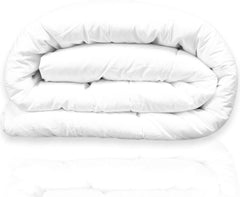 Divine Textiles Lightweight Air Cloud Quilt 4.5 10.5 13.5 15 TOG Duvet – Breathable All-Season Duvet with Soft Hollowfibre Filling | Single, Double, King, Super King | White
