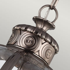Feiss Adams 4 Light Pendant Chandelier - Antique Nickel