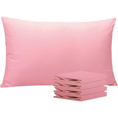 Pack of 2 Softtouch Ultra-Fine Pillowcases, 200Tc Pure 100% Polycotton Envelope Closure Pillow Covers, Available in a Variety of Colors, Fade-Resistant Fabric Bedding, Suitable for Various Style Settings, Machine Washable.