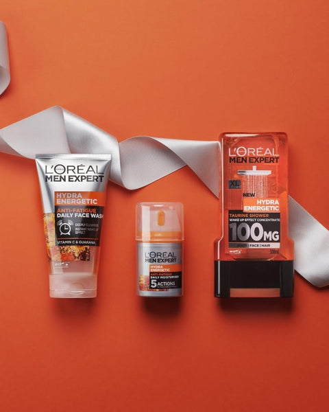 L'Oréal Paris Men Expert Alive & Kicking Gift Set for Him, Energising Face & Body Skincare Routine, Gift Set for Men