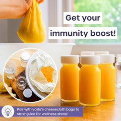 Shot Bottles with Lids - Reusable Glass Shot Bottles with Lids, Funnel, Labels, Shrink Wrap, Cleaning Brush and Extra Foam Insert - Portable and Leakproof