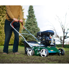 Webb 212Cc 40Cm Hand-Propelled Petrol Lawn Scarifier and Raker - Model WEPS400