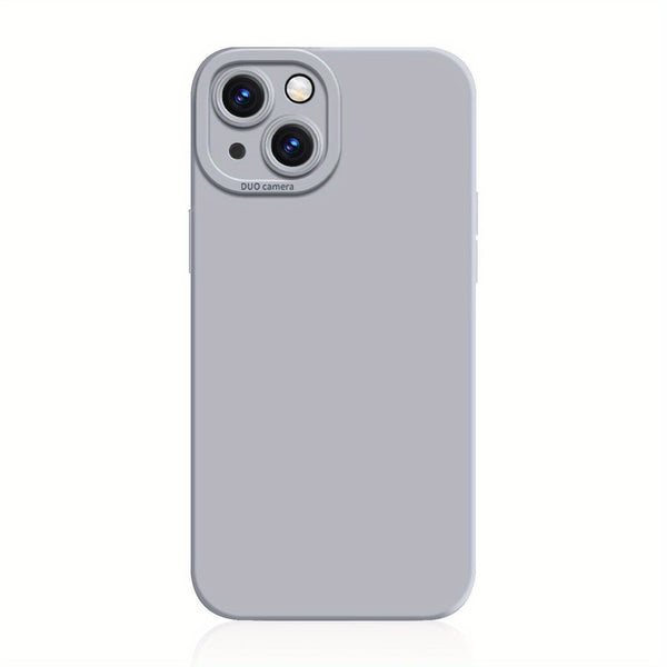 Matte Silicone Phone Case For iPhone 15 14 13 12 11 Pro Max XR XS X 8 7 14 15 Plus SE 2020 Camera Lens Portector Soft Cover