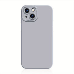 Matte Silicone Phone Case For iPhone 15 14 13 12 11 Pro Max XR XS X 8 7 14 15 Plus SE 2020 Camera Lens Portector Soft Cover