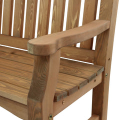 Zest 3 Seater 1.76M Wooden Garden Bench