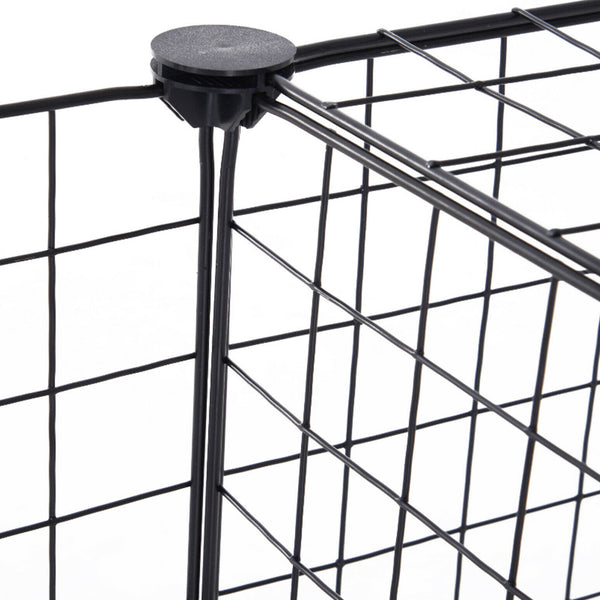 Dog Playpen, Cat Playpen, Small Animal Playpen Metal Pet Playpen for Small Dogs Cats Including 12 Panels, Portable Small Animal Wire Cage for Indoor Yd Fence for Guinea Pigs, Rabbits Kennel Crate Fence, Dog Fence for Puppy, Kitten, Hamster, Turtle, Hedgeh