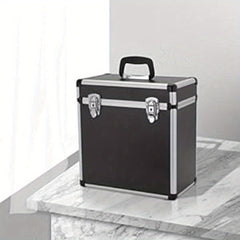 Vinyl Record Storage 12, LP Case Album Collection DJ Carry Storage Cases Lockable Box LP Case Vinyl Record Storage Carry Box Holds up to 50pcs Albums Record Collection Chest