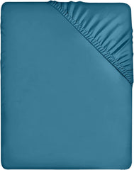 Utopia Bedding Fitted Sheet Double, Grey - Deep Pocket 14 Inch (35 Cm) - Easy Care - OEKO-TEX Certified - Soft Brushed Microfibre Fabric - Shrinkage and Fade Resistant - Bottom Sheet