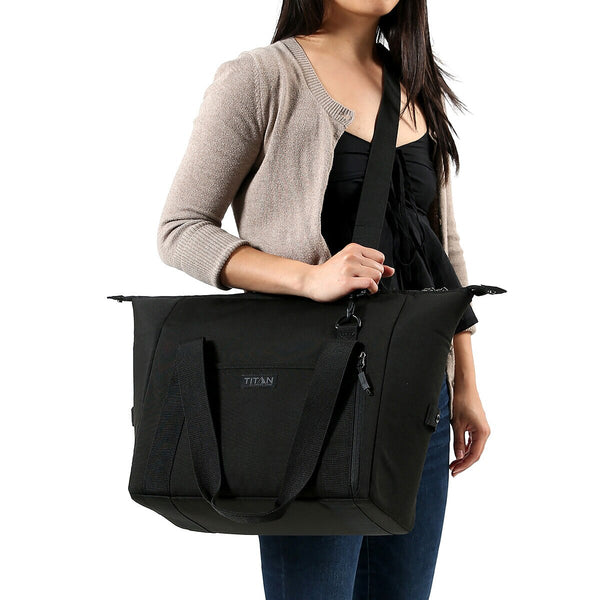 Titan 25 Can Insulated Carry-All with 2 High Performance Ice Walls in Black