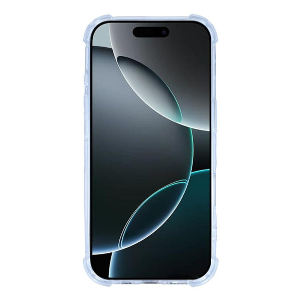 TVELO Clear Phone Case for iPhone 17, iphone 17 air, iphone 17 pro, iphone 17 pro max, Transparent Slim Fit Hard Protective Cover, Shockproof Mobile Case black greay