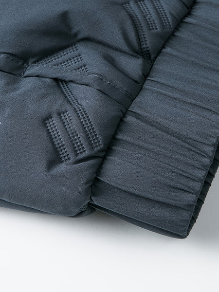 Lightweight Winter Stand Collar Jacket for Men, Quilted Thermal Business Casual Coat, Cold Weather Outerwear